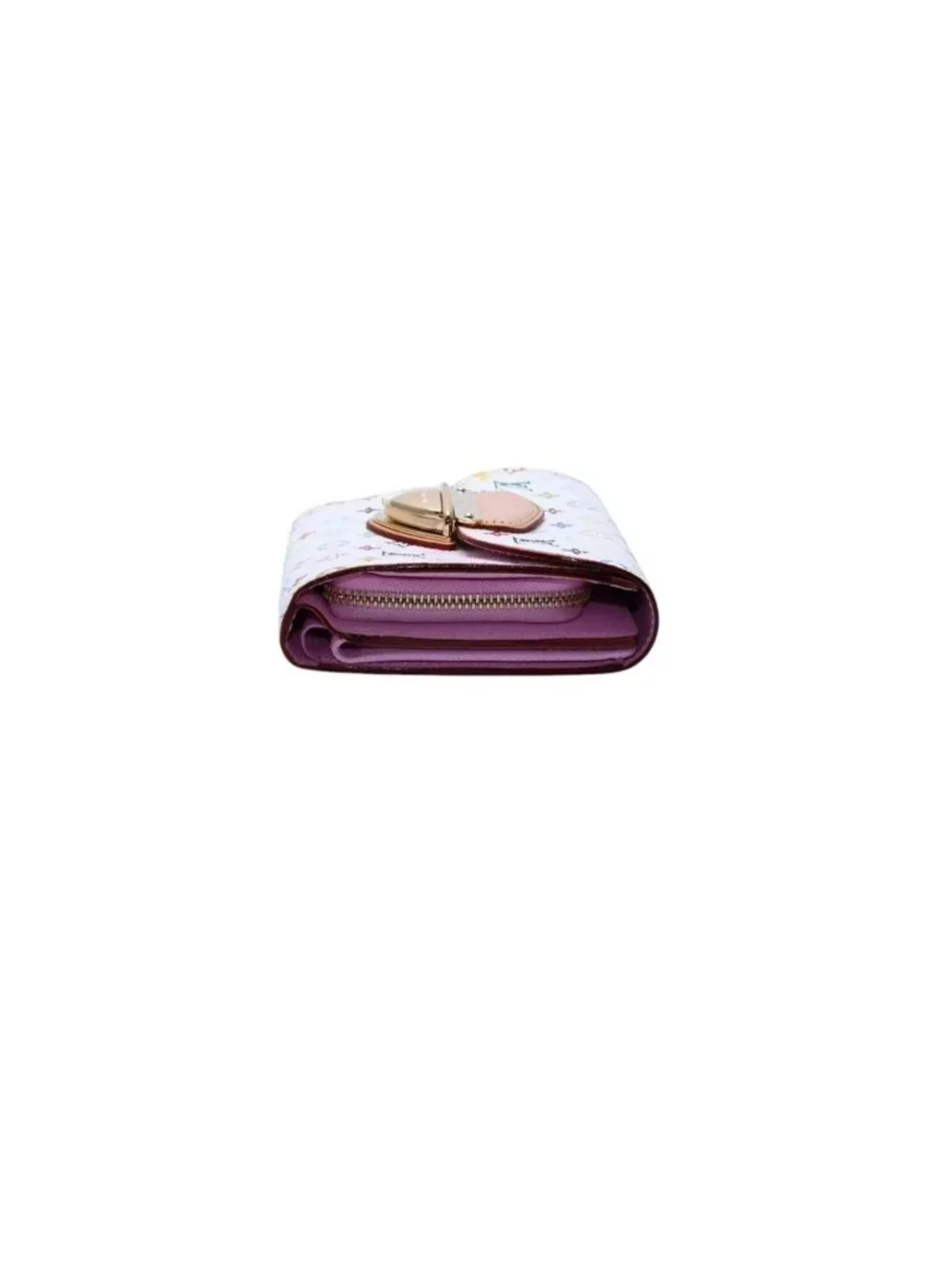 Louis Vuitton Portefeuille Koala Trifold Wallet Monogram Multicolor White